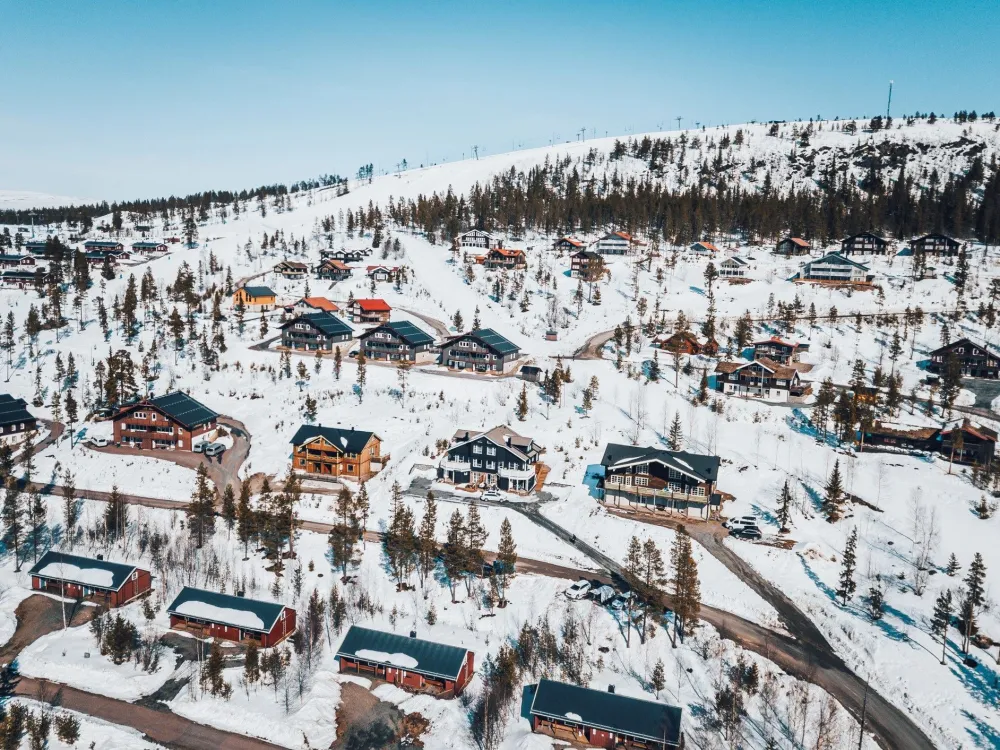 Inga-Lills väg Lodge Ljungberg 2, husdjursfritt parhus med balkong 