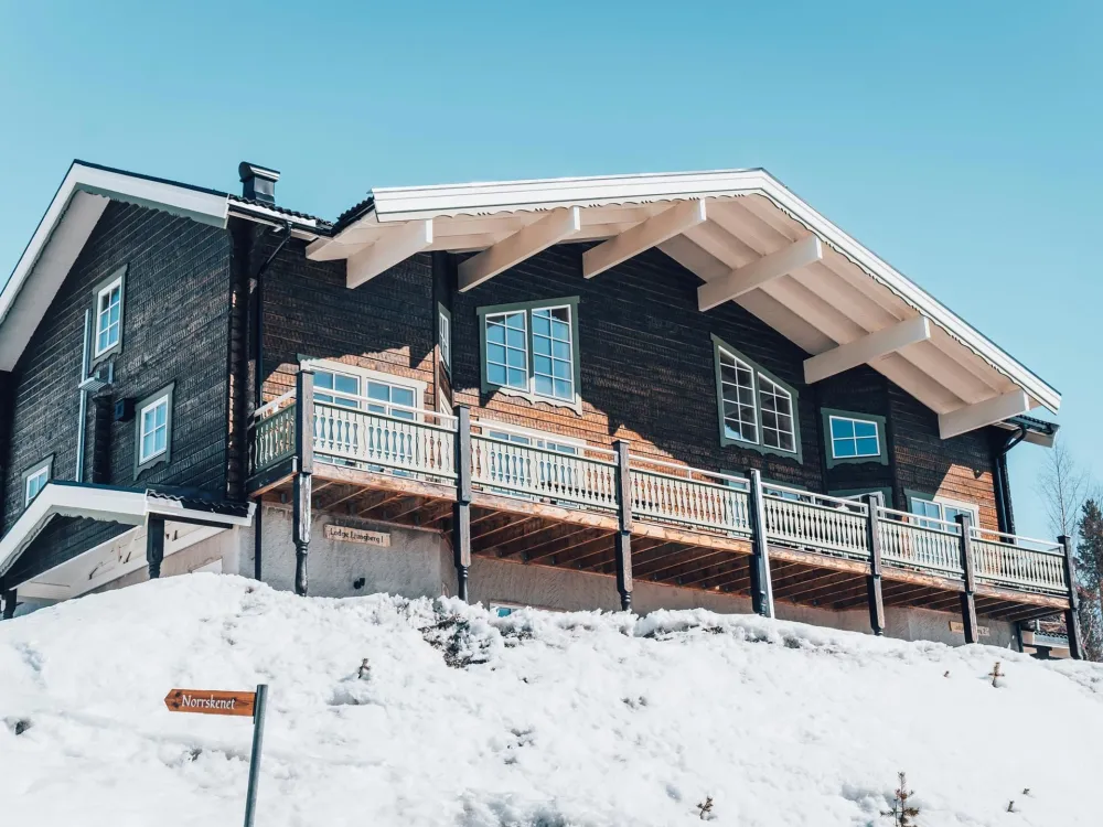 Inga-Lills väg Lodge Ljungberg 2, husdjursfritt parhus med balkong 