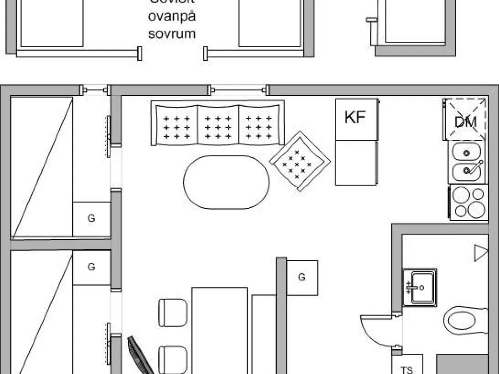 Dalsslingan 335B, parhus. 