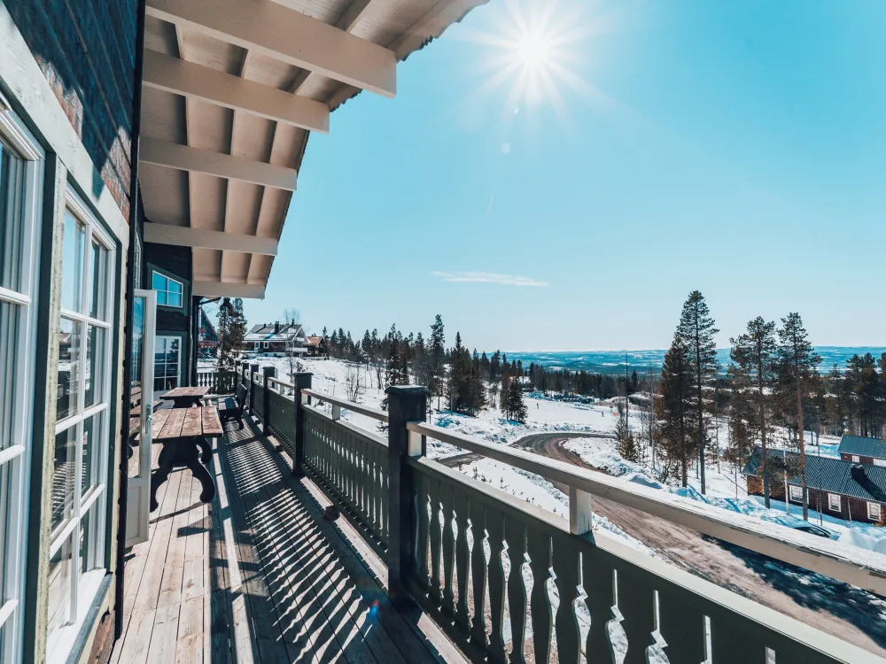 Inga-Lills väg Lodge Ljungberg 1, husdjursfritt parhus med balkong 
