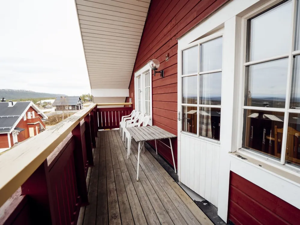 Fjällterassen 549, husdjursfri taklägenhet med balkong