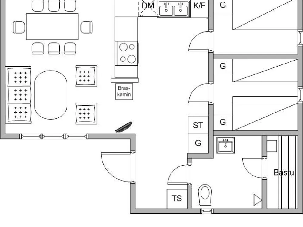 Friluftsvägen 61A, husdjursfritt parhus