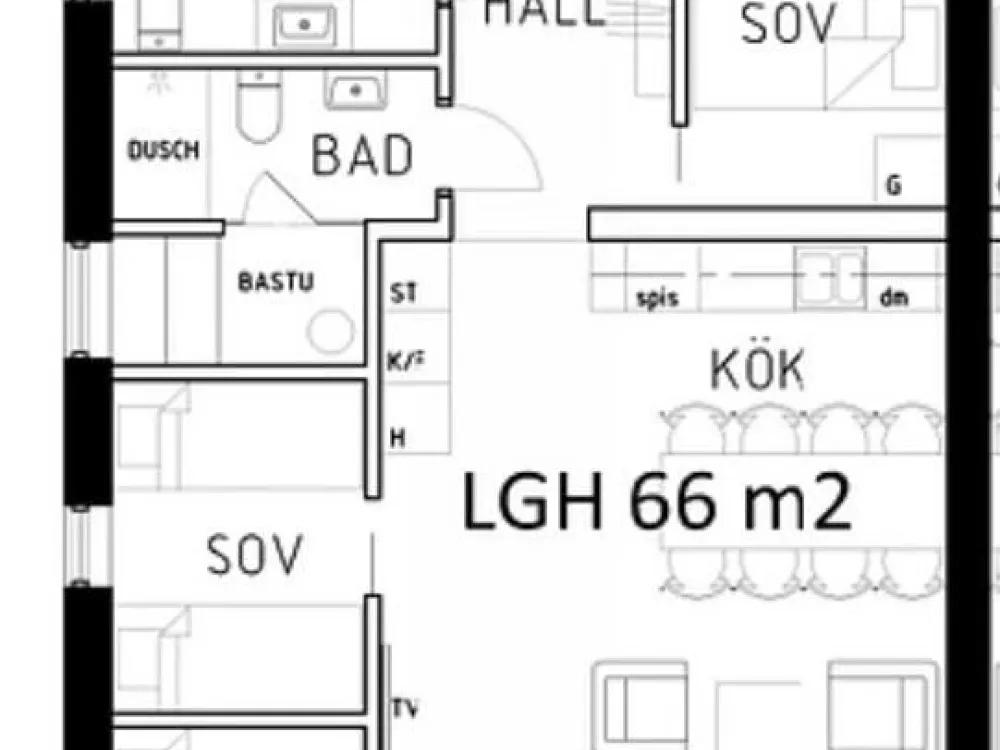 Parkbyvägen 1A, lgh 1101, husdjursfri lägenhet